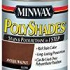 Stains * | Shop Minwax 217404444 Polyshades Stain & Polyurethane In 1 Step, 275 Voc, 1/2 Pint, Antique Walnut, Gloss