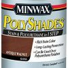 Stains * | Outlet Minwax 617404444 Polyshades Stain & Polyurethane In 1 Step, Quart, Antique Walnut, Gloss