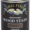 Stains * | Online General Finishes Water Based Wood Stain, 1 Quart, Onyx