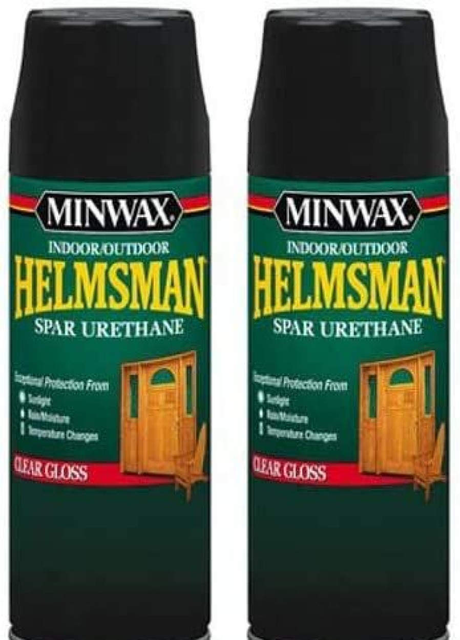 Minwax * | Outlet Minwax 33250000 Helmsman Spar Urethane Aerosol, 11.5 Ounce, Gloss 2 Pack