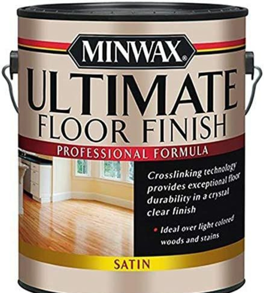 Minwax * | Shop Minwax 131030000 Ultimate Floor Finish, 1 Gallon, Satin