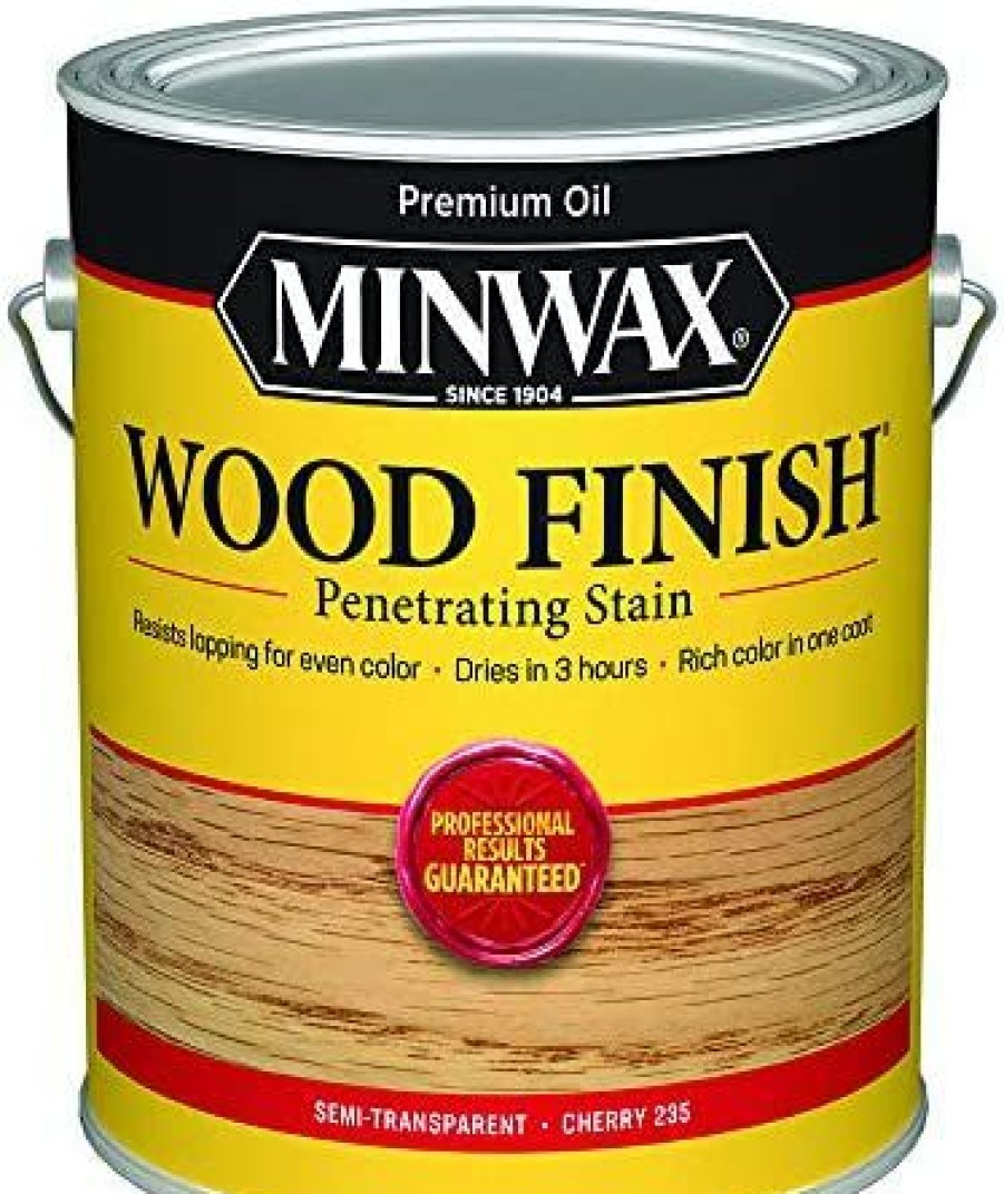 Stains * | Online Minwax 710790000 Finish Penetrating Interior Wood Stain, 1 Gallon (Pack Of 1), , 128 Fl Oz 250 Voc Cherry