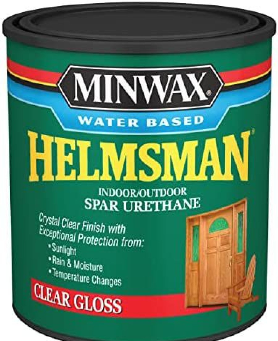 Minwax * | Online Minwax Helmsman Water Based Spar Urethane, Quart, Gloss Gloss (Water Based)