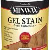 Stains * | Shop Minwax Gel Stain For Interior Wood Surfaces, Quart, Cherry Wood