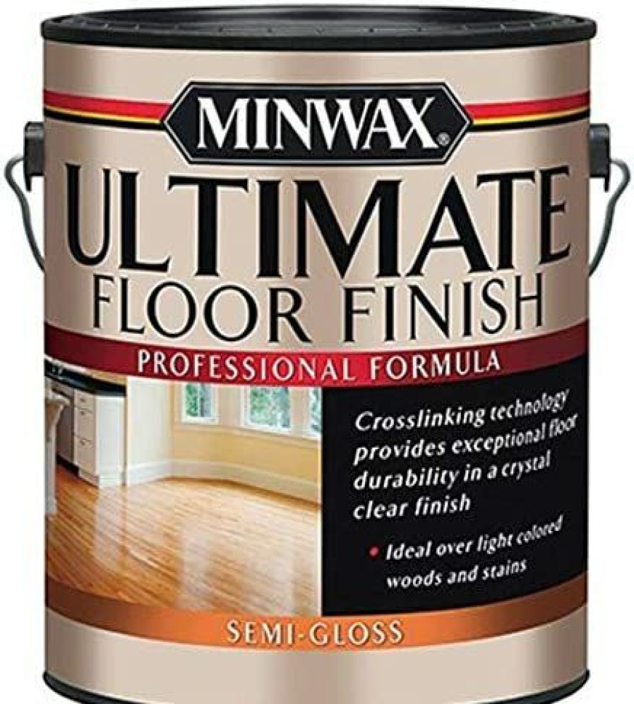 Minwax * | Online Minwax 131020000 Ultimate Floor Finish, 1 Gallon, Semi-Gloss