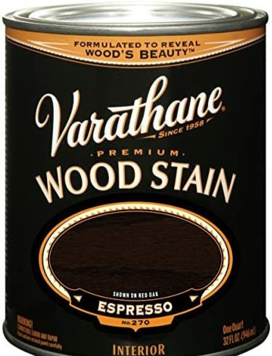 Stains * | Online Rust-Oleum 241412H Varathane, Quart, Espresso