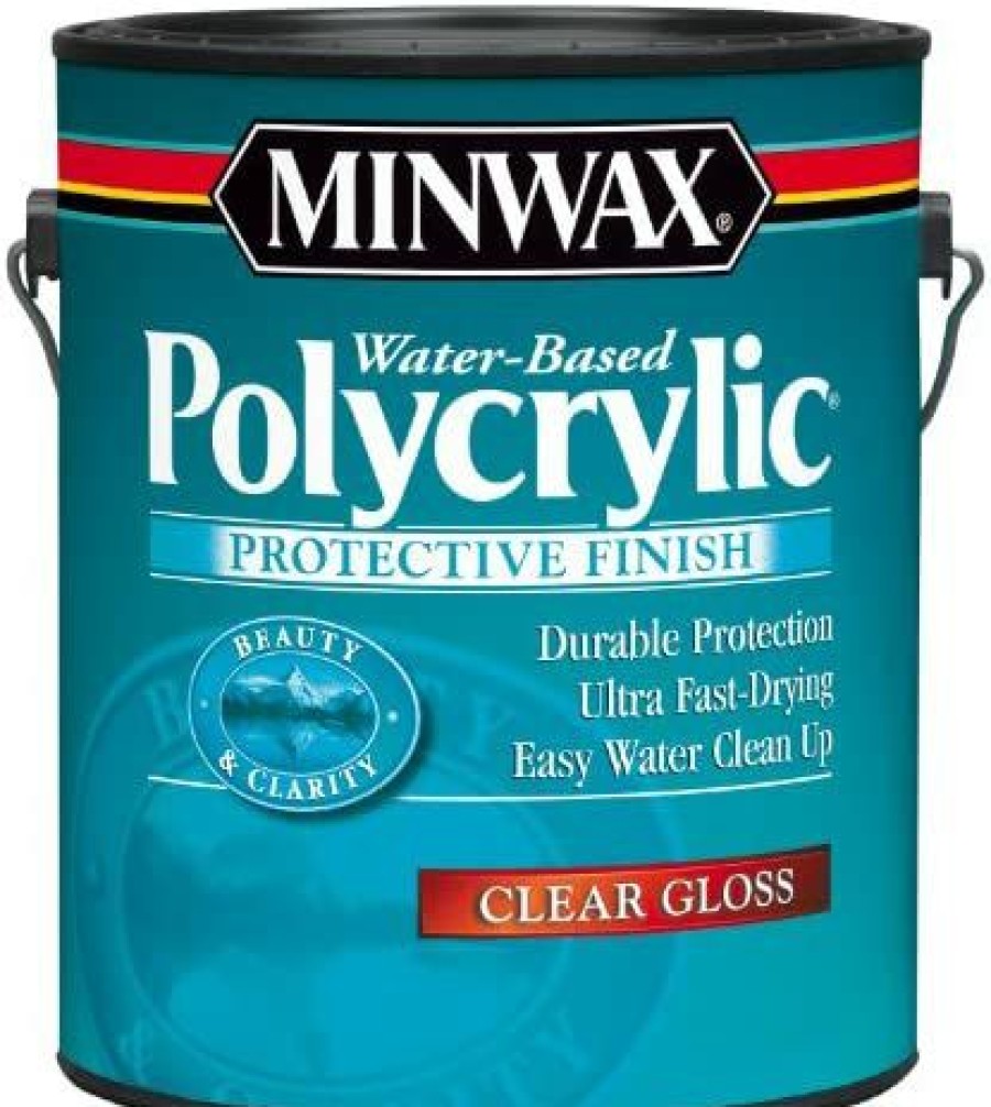 Minwax * | Online Gal Gls Polycrylic