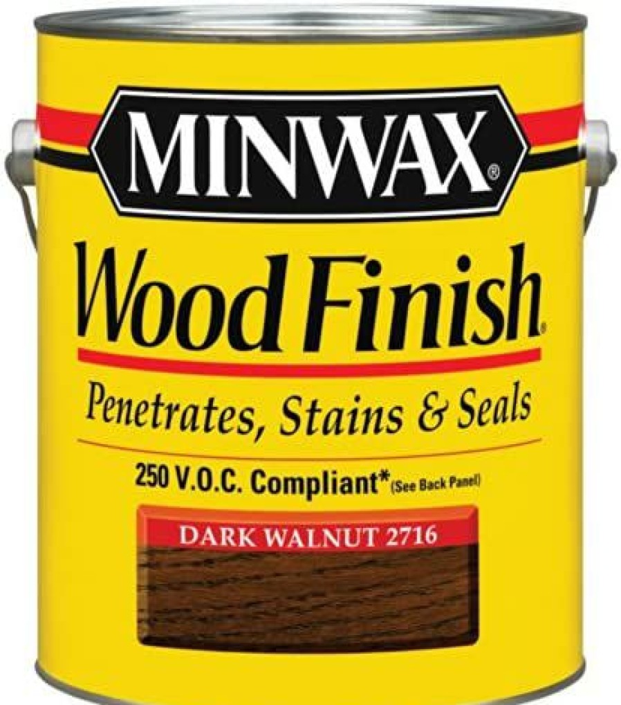 Stains * | Online Minwax 1-Gallon Dark Walnut 2716 Stain 250 Voc Oil Based Interior Stain Brown