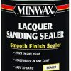 Stains * | Outlet Minwax 154000000 Lacquer Sanding Sealer, Quart, Clear