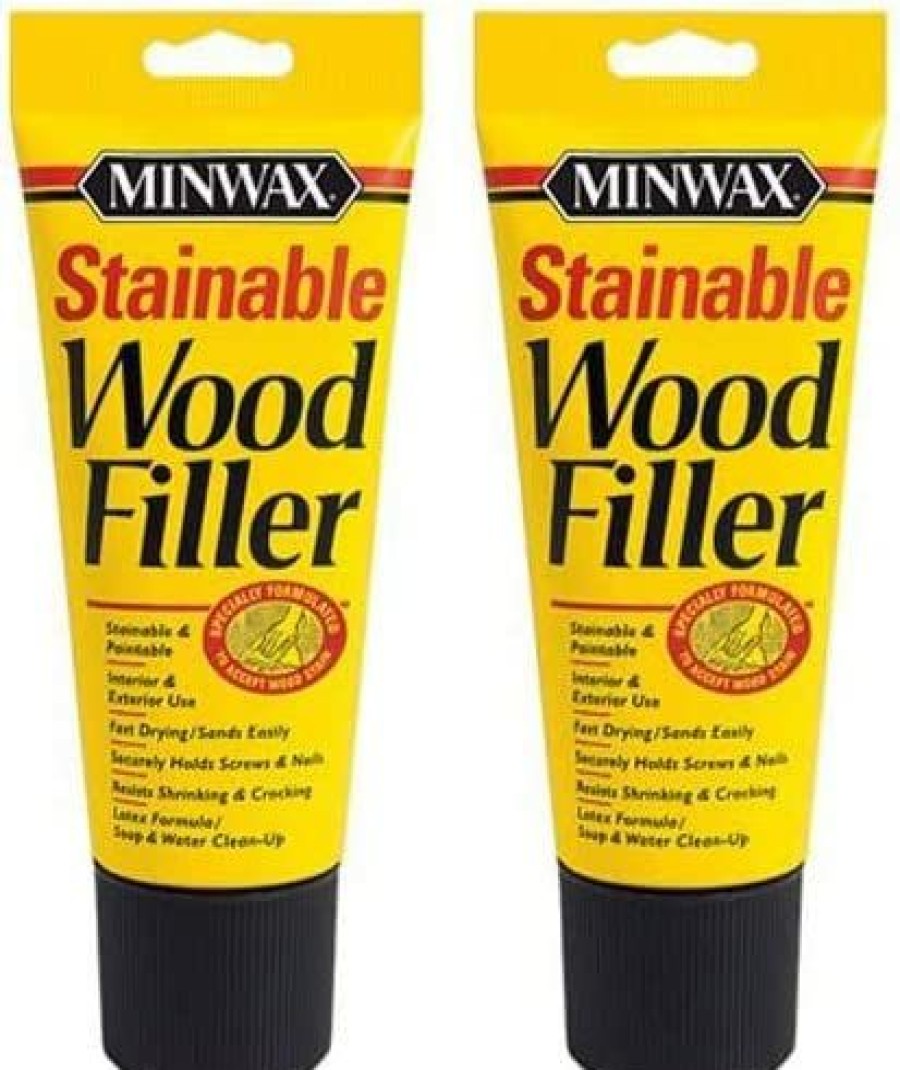 Minwax * | Shop Minwax 42852000 Stainable Wood Filler, 6-Ounce 2 Pack