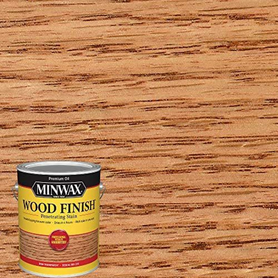 Stains * | Online Minwax 710860000 Finish Penetrating Interior Wood Stain, 1 Gallon (Pack Of 1), 250 Voc Sedona Red